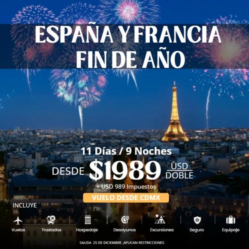 España y Francia fin de año España y Francia fin de año